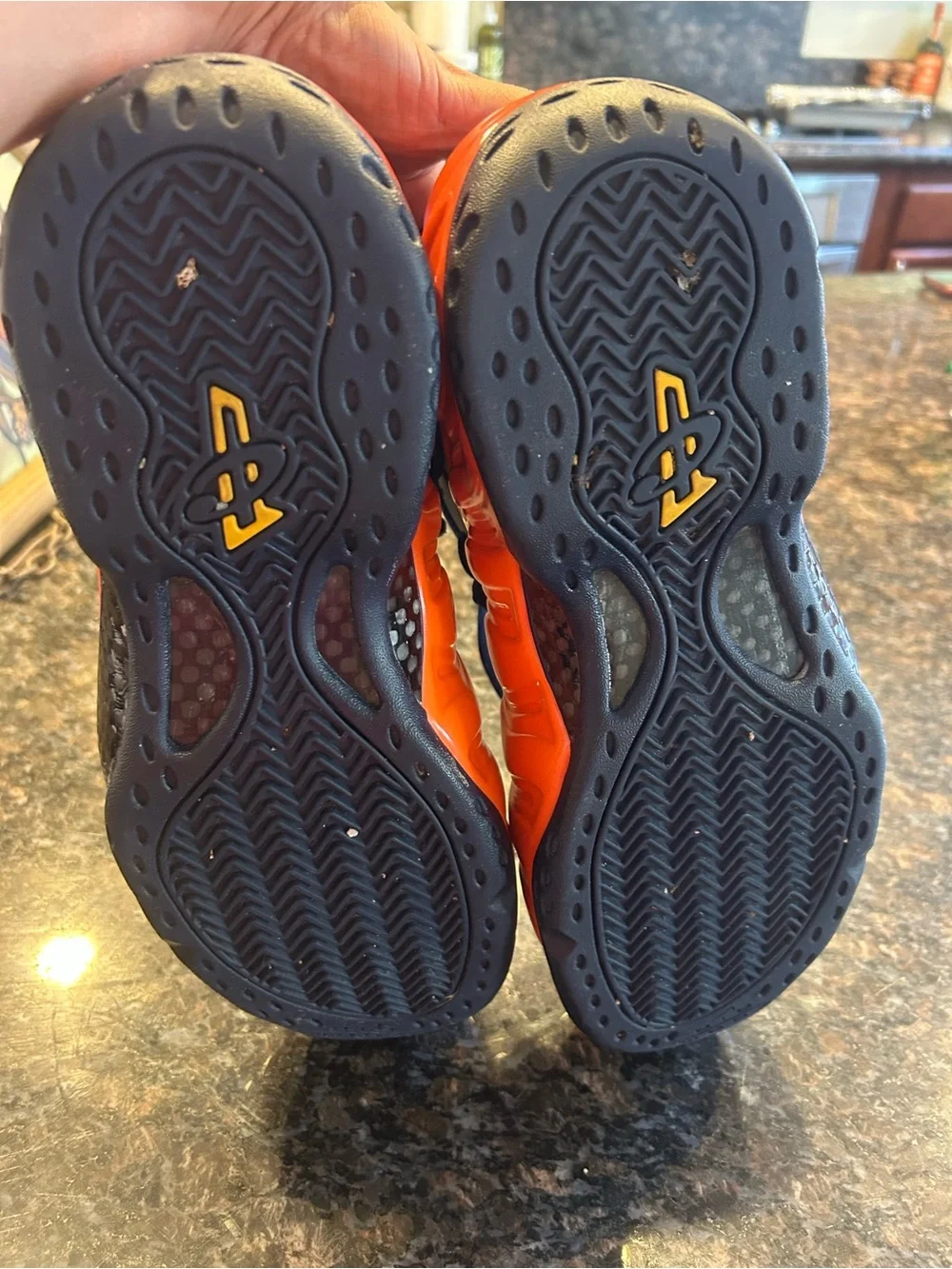 Nike Air Foamposite One Label - Black with Gold Accent